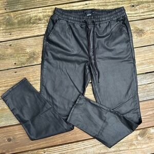 Sanctuary Faux Leather Jogger Pants